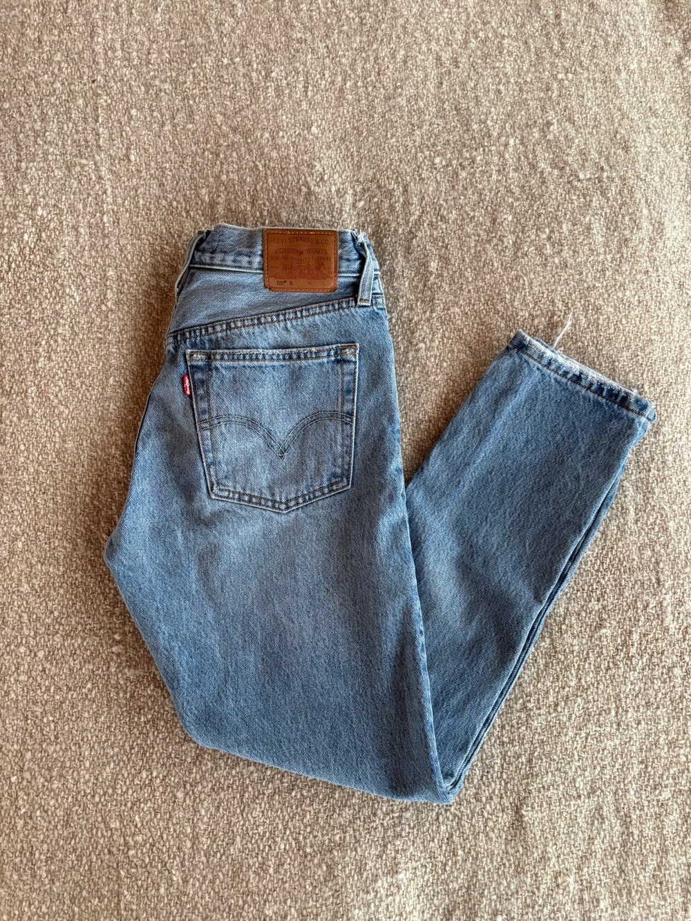 Distressed Levi’s 501 Jeans
